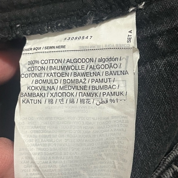 MNG Authentic Denim Women’s Black Denim Skirt Size Medium - Picture 12 of 12